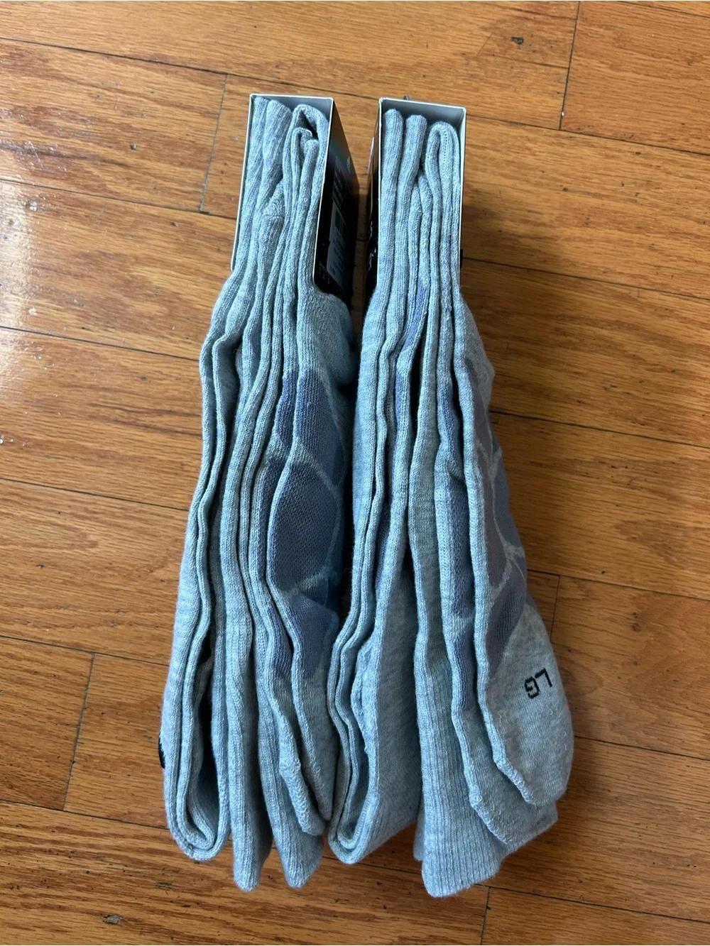 adidas Men’s Gray Soccer Socks 2 Pack size L